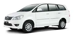 Innova on a Sikkim hill road