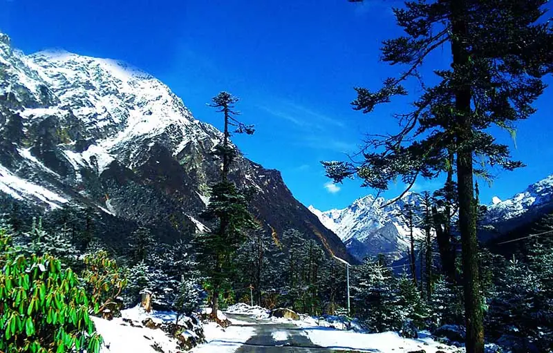 Zero Point in North Sikkim