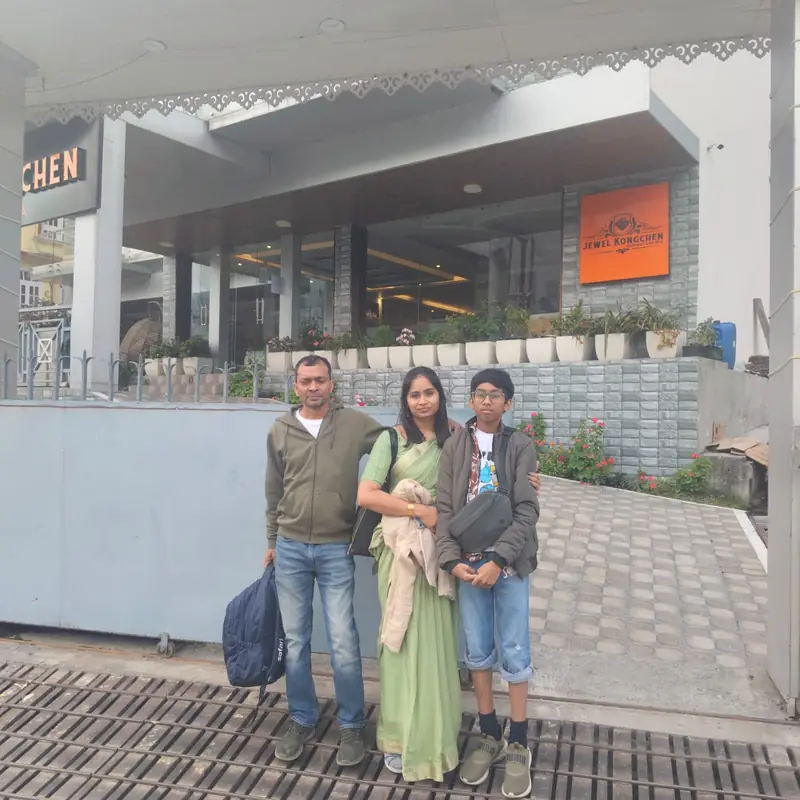 Ms. Priya Menon and family from Pune