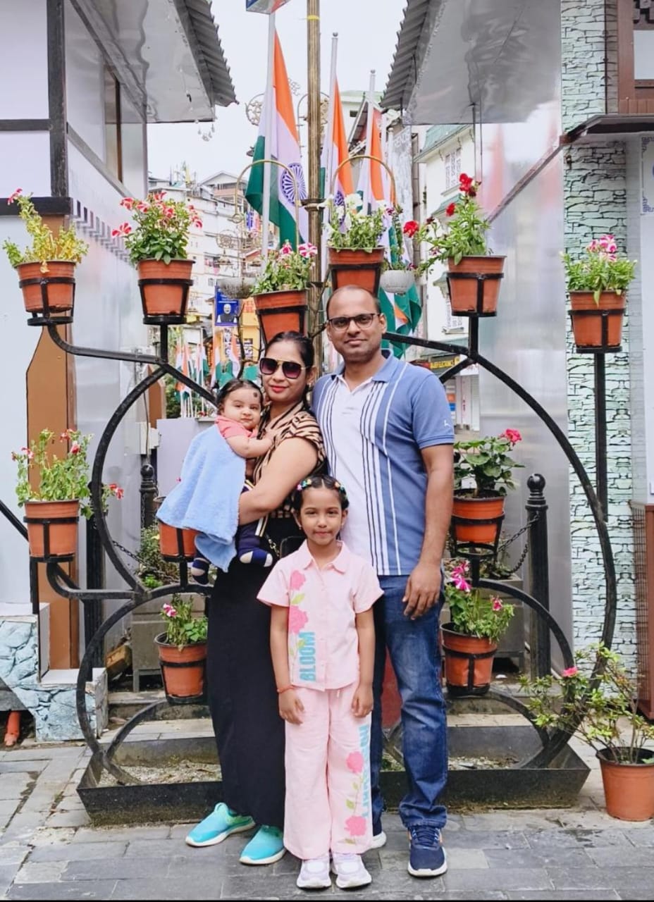 Mr Mahesh from Bangalore and family